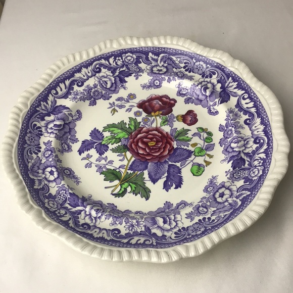 Spode copeland England Mayflower china floral plate - Picture 2 of 8